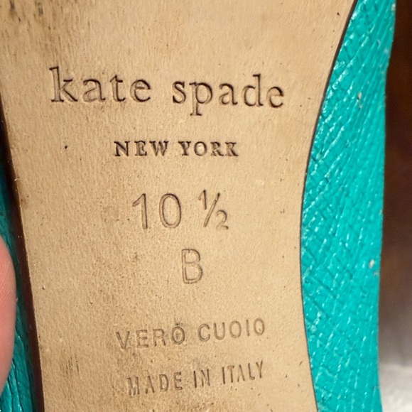 kate spade Turquoise Heels - Picture 10 of 10